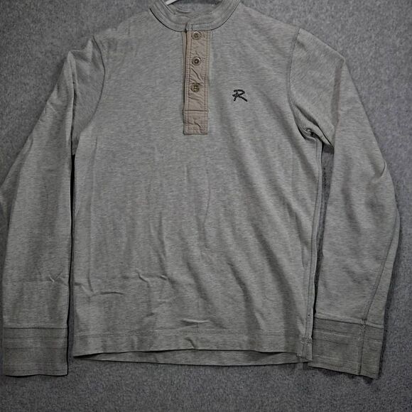 Ruehl no.925 Henley Shirt Medium Long Sleeve - Picture 1 of 9